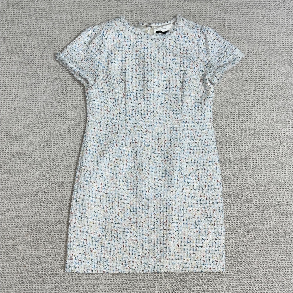 Alex Marie Multicolor Tweed Mini Dress